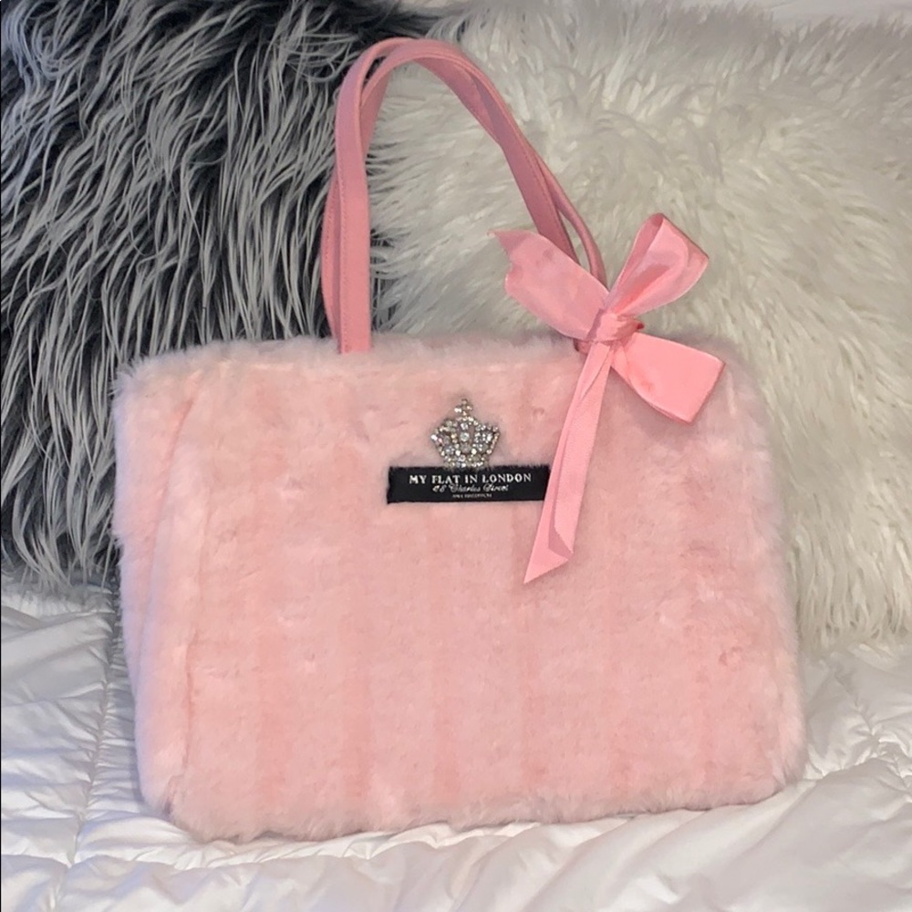MY FLAT IN LONDON FLUFF PURSE